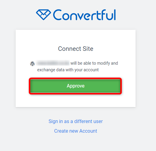 Approve to exchange your website data