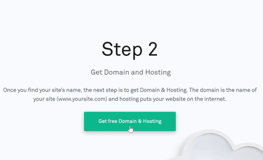 click to get domain name & hosting for your blog