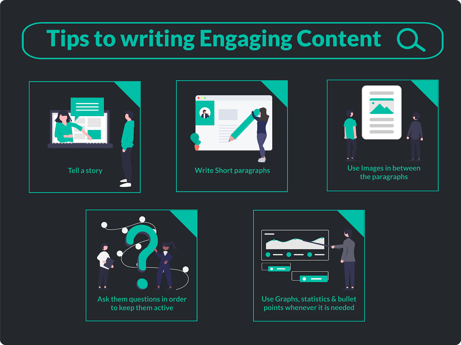 Tips to write Engaging content