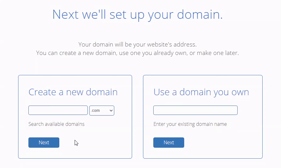 Set up your domain