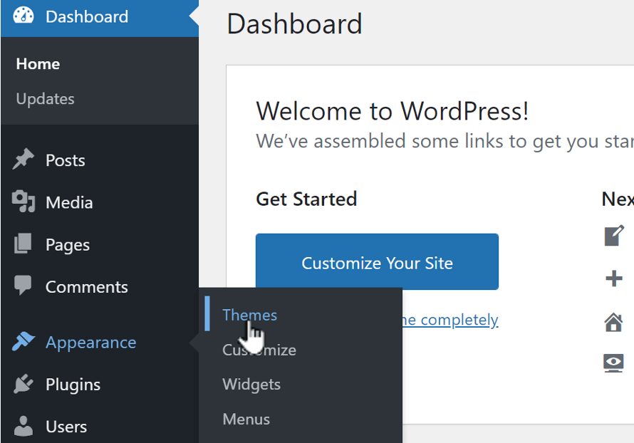 Install a Theme