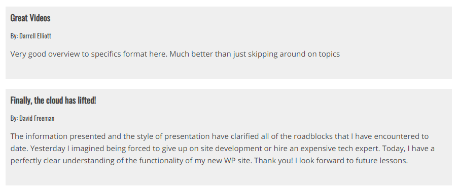 WordPress 101 course review
